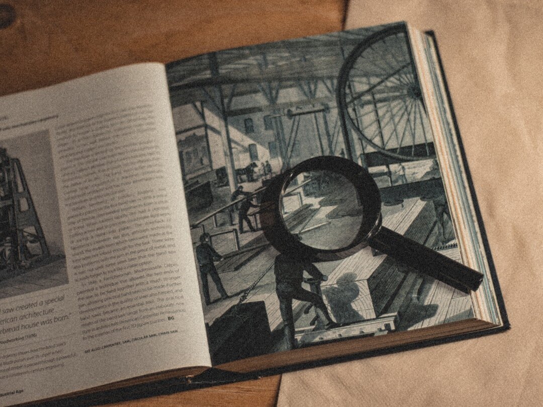detective book cover close up